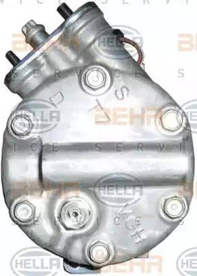 HELLA 8FK 351 316-901 - Компрессор кондиционера autospares.lv