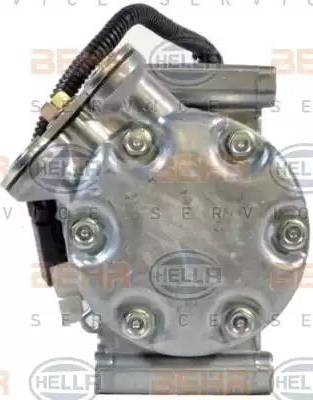 HELLA 8FK 351 316-511 - Компрессор кондиционера autospares.lv