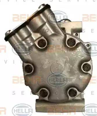 HELLA 8FK 351 316-521 - Компрессор кондиционера autospares.lv