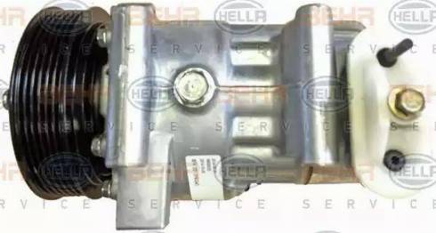 HELLA 8FK 351 316-041 - Компрессор кондиционера autospares.lv