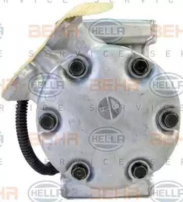 HELLA 8FK 351 316-011 - Компрессор кондиционера autospares.lv