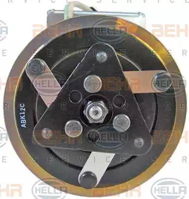 HELLA 8FK 351 316-011 - Компрессор кондиционера autospares.lv