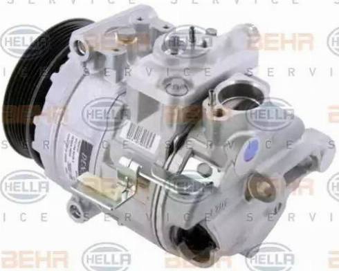 HELLA 8FK 351 316-191 - Компрессор кондиционера autospares.lv