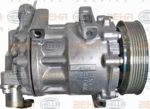 HELLA 8FK 351 316-111 - Компрессор кондиционера autospares.lv