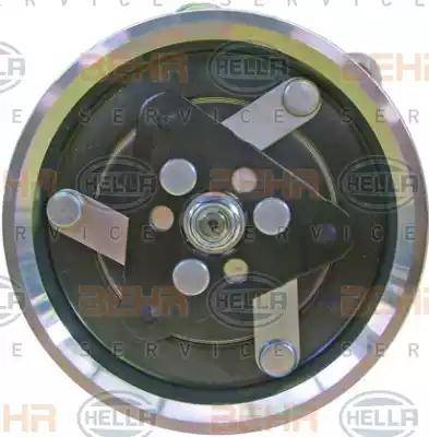 HELLA 8FK 351 316-121 - Компрессор кондиционера autospares.lv