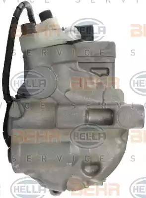 HELLA 8FK 351 316-831 - Компрессор кондиционера autospares.lv