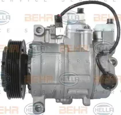 HELLA 8FK 351 316-831 - Компрессор кондиционера autospares.lv