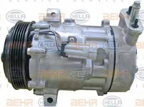 HELLA 8FK 351 316-251 - Компрессор кондиционера autospares.lv