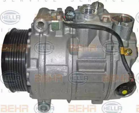 HELLA 8FK 351 316-771 - Компрессор кондиционера autospares.lv