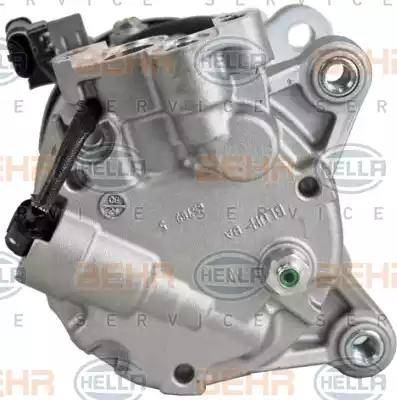 HELLA 8FK 351 339-241 - Компрессор кондиционера autospares.lv