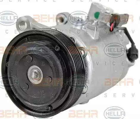 HELLA 8FK 351 339-231 - Компрессор кондиционера autospares.lv