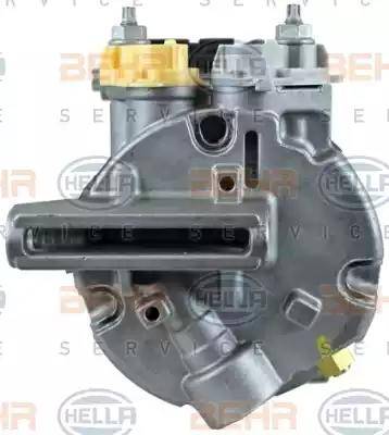 HELLA 8FK 351 339-271 - Компрессор кондиционера autospares.lv