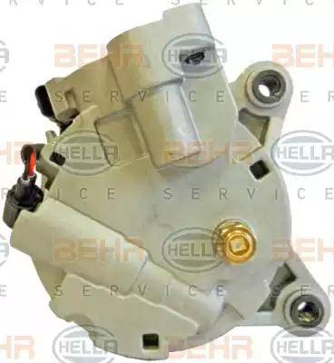 HELLA 8FK 351 339-731 - Компрессор кондиционера autospares.lv