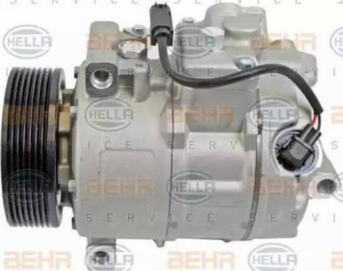 HELLA 8FK 351 334-961 - Компрессор кондиционера autospares.lv