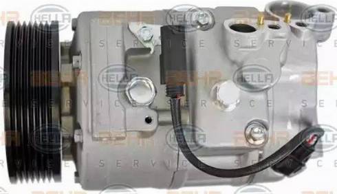 HELLA 8FK 351 334-961 - Компрессор кондиционера autospares.lv