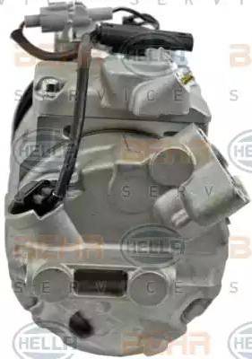 HELLA 8FK 351 334-971 - Компрессор кондиционера autospares.lv