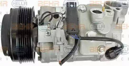 HELLA 8FK 351 334-971 - Компрессор кондиционера autospares.lv