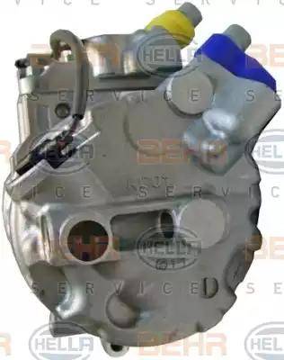 HELLA 8FK 351 334-471 - Компрессор кондиционера autospares.lv