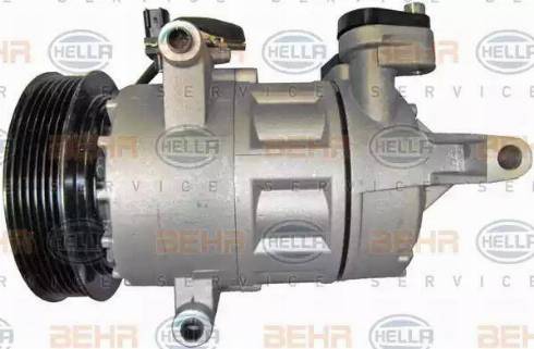 HELLA 8FK 351 334-521 - Компрессор кондиционера autospares.lv