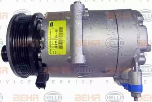 HELLA 8FK 351 334-071 - Компрессор кондиционера autospares.lv