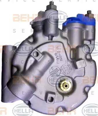 HELLA 8FK 351 334-071 - Компрессор кондиционера autospares.lv