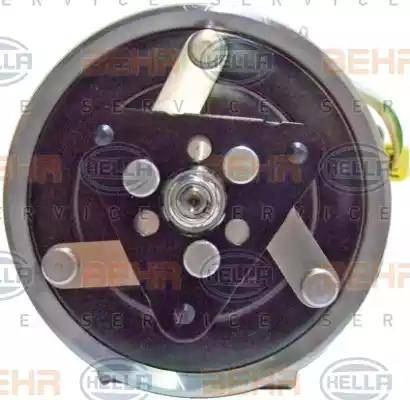 HELLA 8FK 351 334-191 - Компрессор кондиционера autospares.lv