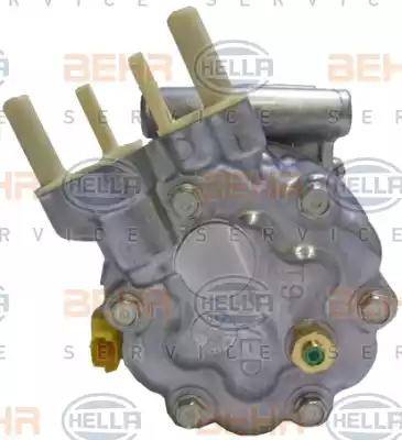 HELLA 8FK 351 334-161 - Компрессор кондиционера autospares.lv