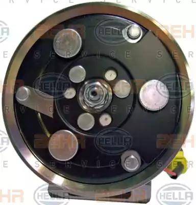 HELLA 8FK 351 334-161 - Компрессор кондиционера autospares.lv