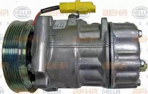 HELLA 8FK 351 334-161 - Компрессор кондиционера autospares.lv