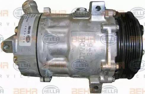 HELLA 8FK 351 334-301 - Компрессор кондиционера autospares.lv