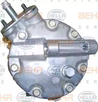 HELLA 8FK 351 334-301 - Компрессор кондиционера autospares.lv