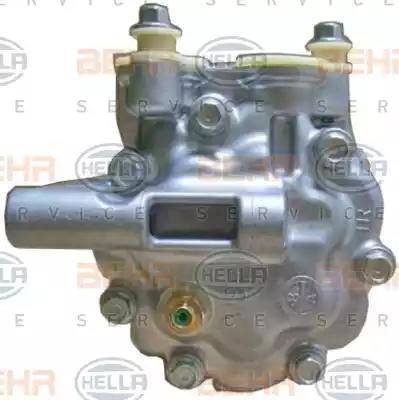 HELLA 8FK 351 334-281 - Компрессор кондиционера autospares.lv