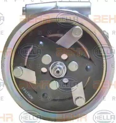 HELLA 8FK 351 334-281 - Компрессор кондиционера autospares.lv