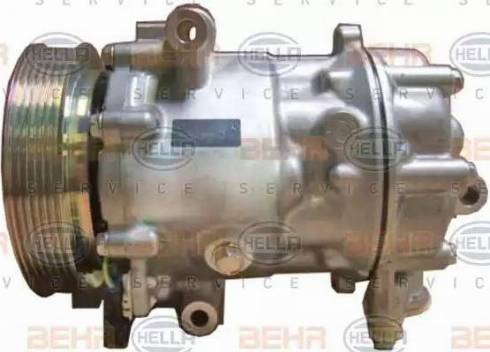 HELLA 8FK 351 334-281 - Компрессор кондиционера autospares.lv