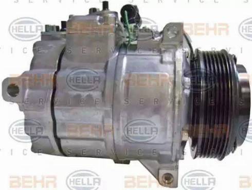 HELLA 8FK 351 334-231 - Компрессор кондиционера autospares.lv