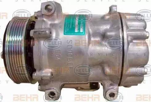 HELLA 8FK 351 334-271 - Компрессор кондиционера autospares.lv