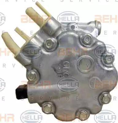 HELLA 8FK 351 334-271 - Компрессор кондиционера autospares.lv