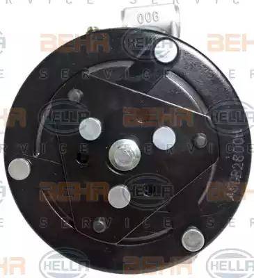 HELLA 8FK 351 320-781 - Компрессор кондиционера autospares.lv