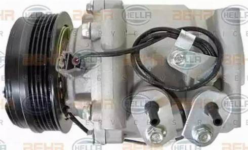 HELLA 8FK 351 322-941 - Компрессор кондиционера autospares.lv