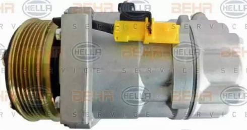 HELLA 8FK 351 322-901 - Компрессор кондиционера autospares.lv