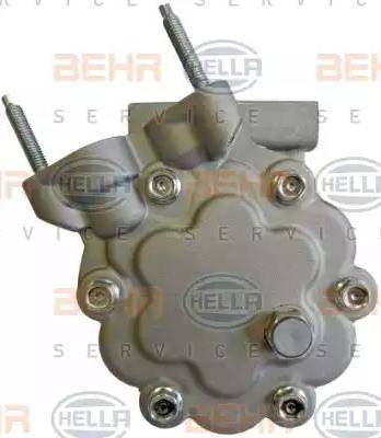 HELLA 8FK 351 322-901 - Компрессор кондиционера autospares.lv