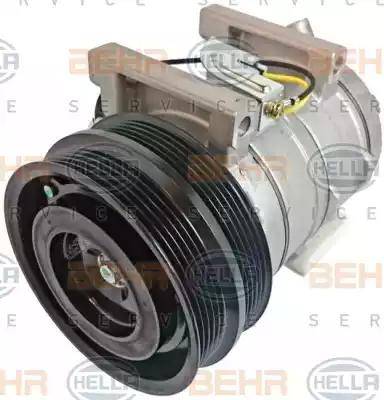 HELLA 8FK 351 322-931 - Компрессор кондиционера autospares.lv