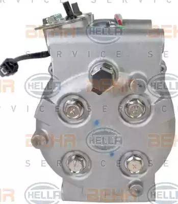 HELLA 8FK 351 322-441 - Компрессор кондиционера autospares.lv