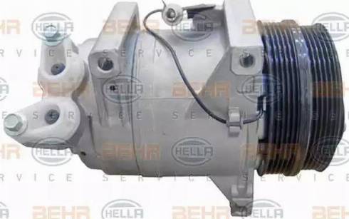 HELLA 8FK 351 322-431 - Компрессор кондиционера autospares.lv