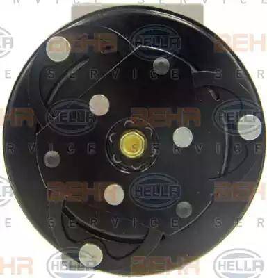 HELLA 8FK 351 322-541 - Компрессор кондиционера autospares.lv