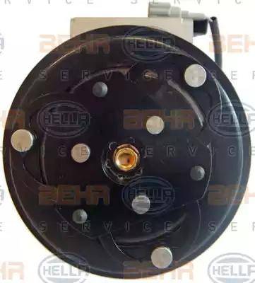 HELLA 8FK 351 322-641 - Компрессор кондиционера autospares.lv