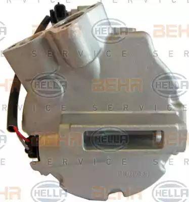 HELLA 8FK 351 322-641 - Компрессор кондиционера autospares.lv