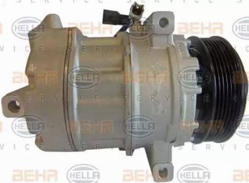 HELLA 8FK 351 322-641 - Компрессор кондиционера autospares.lv