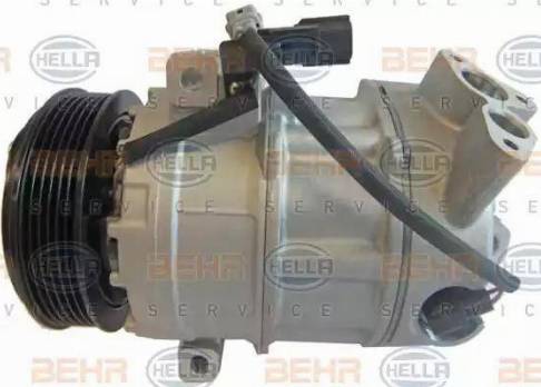 HELLA 8FK 351 322-641 - Компрессор кондиционера autospares.lv