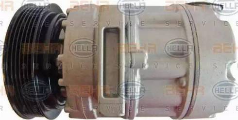 HELLA 8FK 351 322-651 - Компрессор кондиционера autospares.lv